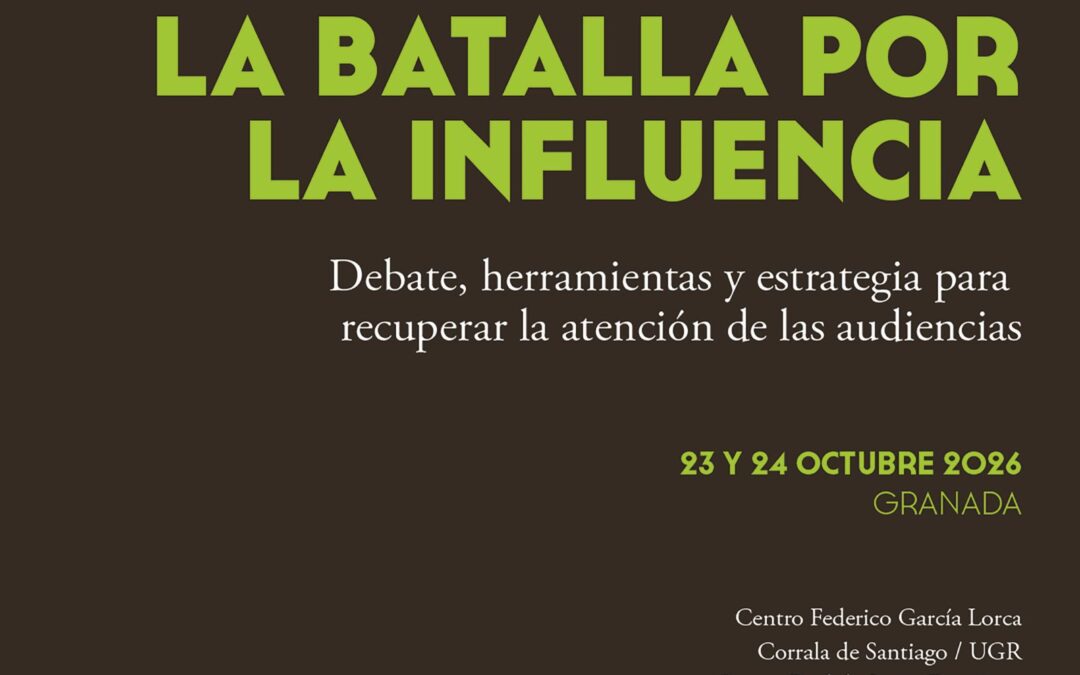 ‘La batalla por la influencia’, título del II Festival de Periodismo de Granada, que se celebra el 23 y 24 de octubre