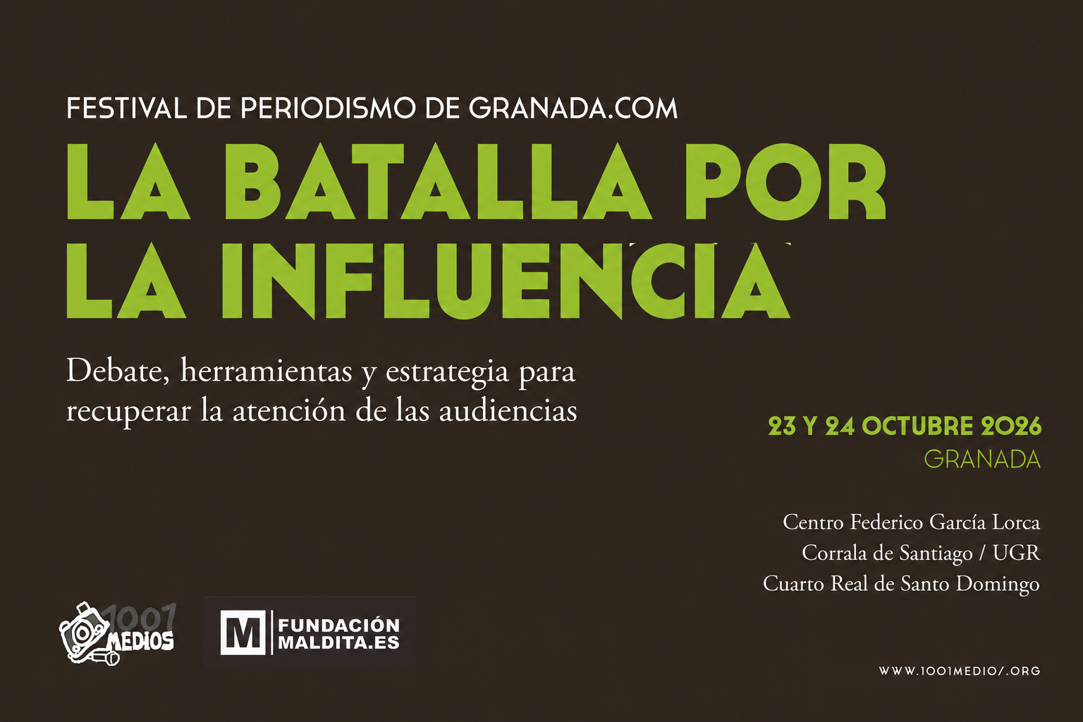 Marta García Aller, Ignacio Escolar, Isabel Cadenas Cañón, Premio Gabo 2026, y Teodoro León Gross, entre las más de 40 voces del II Festival de Periodismo de Granada
