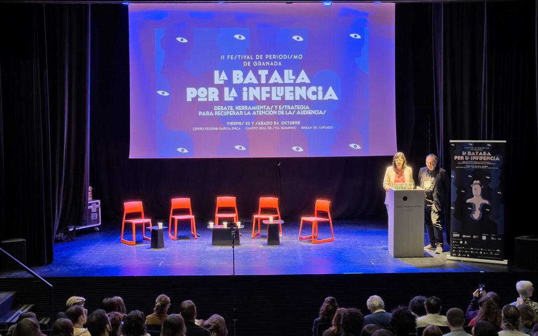 “Hay que recuperar la capacidad de que los hechos tengan influencia”: Clara Jiménez y Javier F. Barrera abren la segunda edición del Festival de Periodismo de Granada